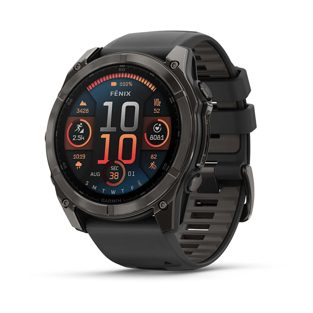 Fenix 8 51mm AMOLED Sapphire front left