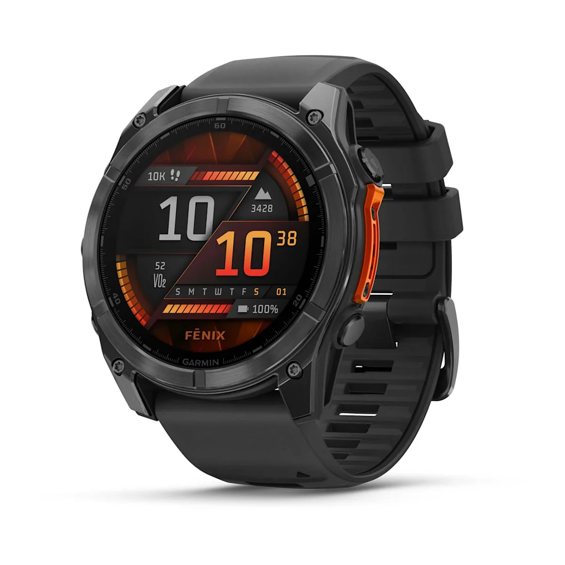 Fenix 8 51mm AMOLED Slate grey front left