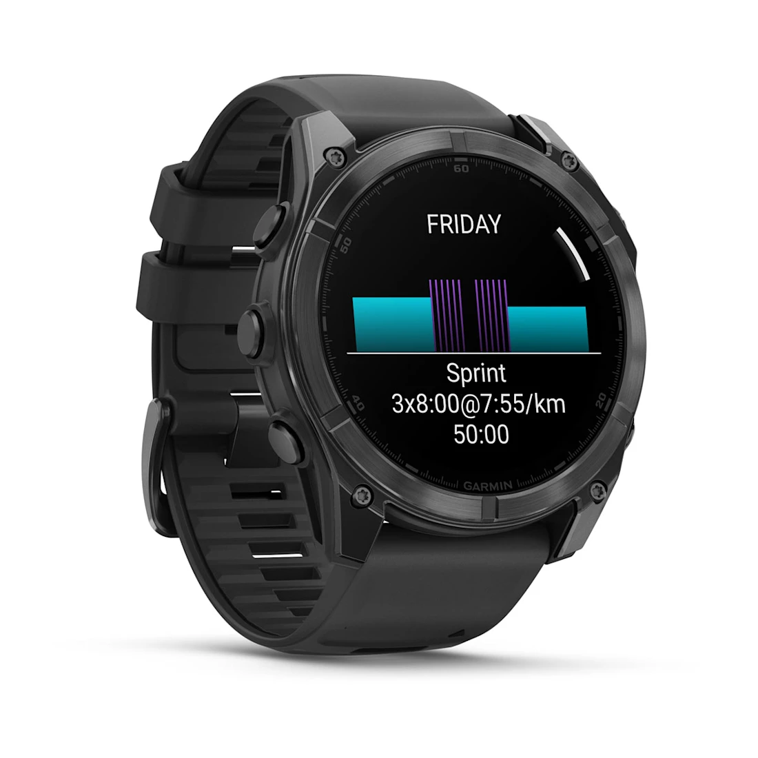 Fenix 8 51mm AMOLED Slate grey front right