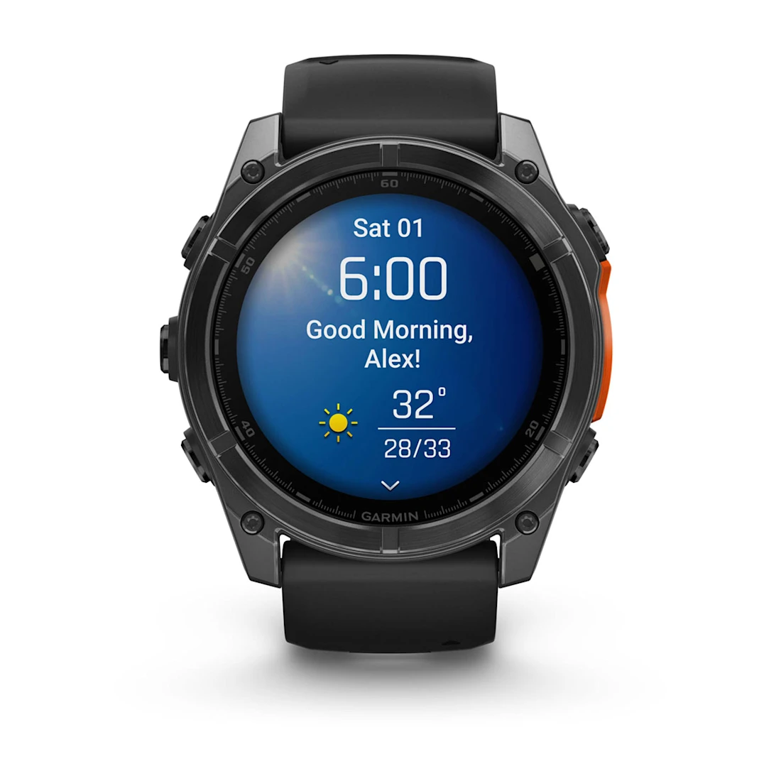 Fenix 8 51mm AMOLED Slate grey front