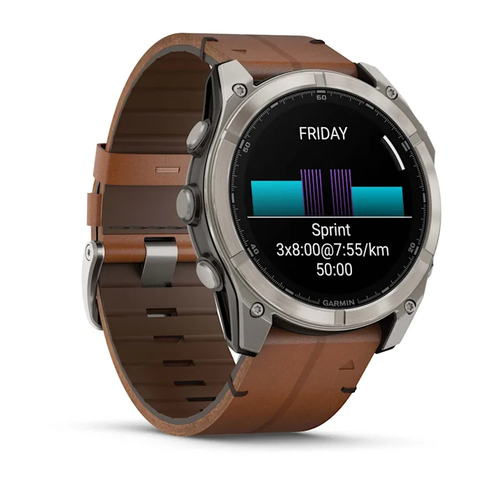Garmin Fenix 8 51mm Sapphire, Titanium right