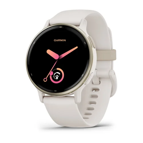 Garmin Vivoactive 5 Cream Gold front left