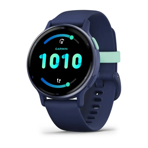 Garmin Vivoactive 5 Metallic Navy front left