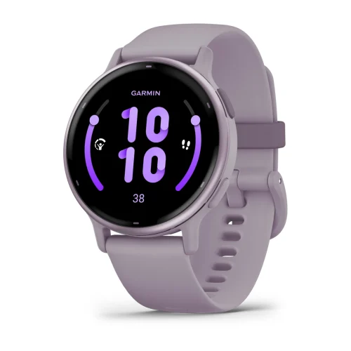 Garmin Vivoactive 5 Metallic Orchid front left