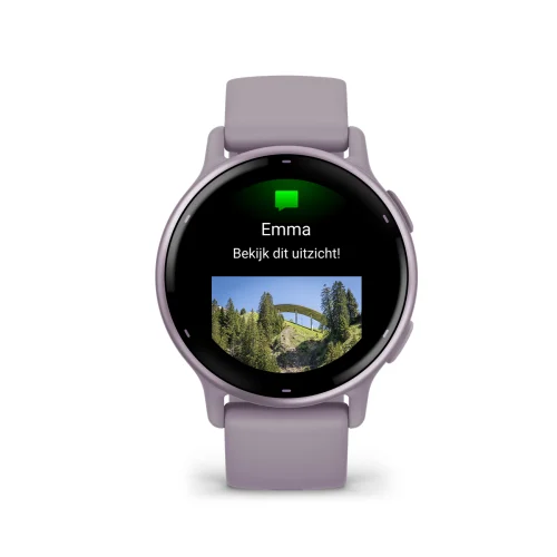 Garmin Vivoactive 5 Metallic Orchid front 